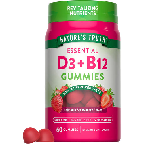 Vitamin D3 + B12 (Delicious Strawberry)