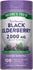 Sambucus Black Elderberry, 2,000 MG per 2 capsules, 100 quick release, non-GMO, gluten-free dietary supplement.
