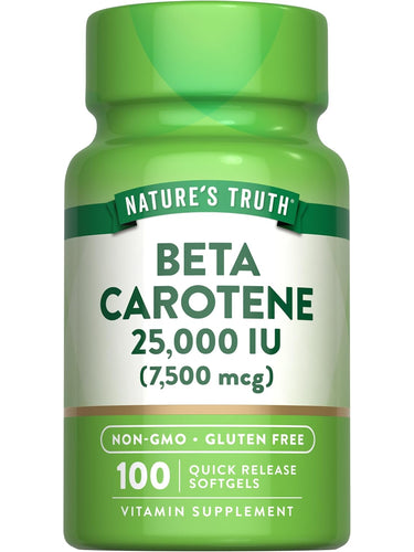 Beta Carotene 25,000 IU (7500 mcg)