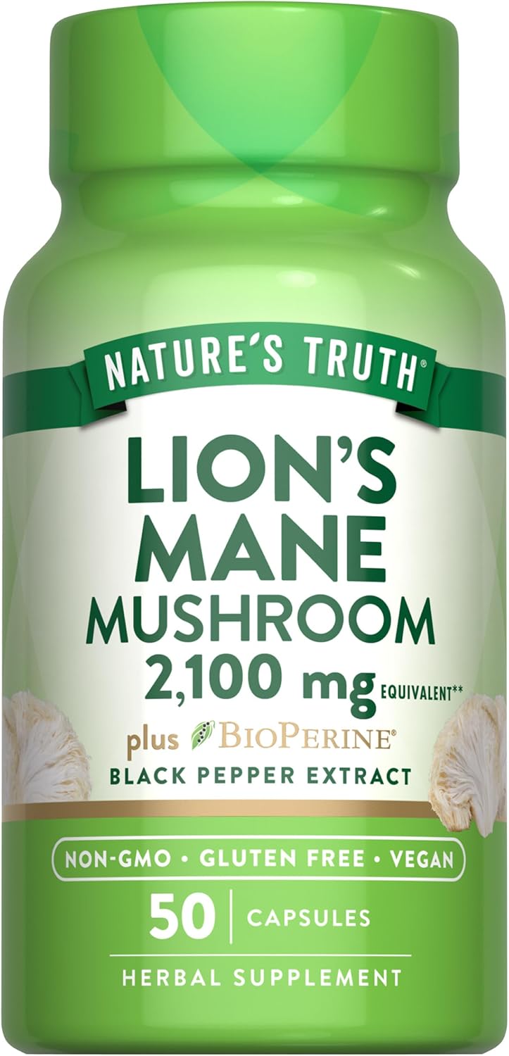 Lion's Mane Mushroom 2,100 mg