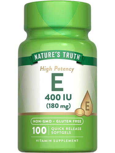 Vitamin E 400 IU (180 mg)