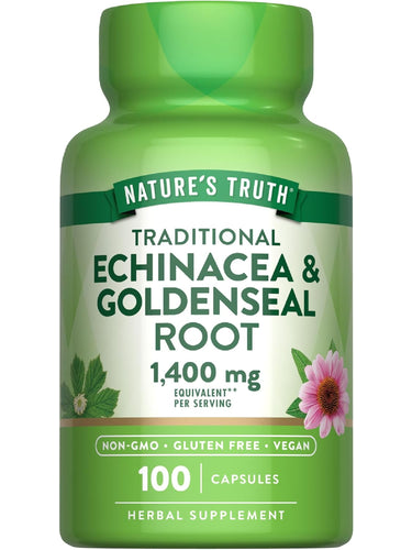 Echinacea & Goldenseal Wurzel | 100 Stück