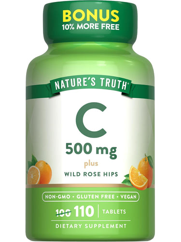 Vitamin C 500 mg with Rose Hips