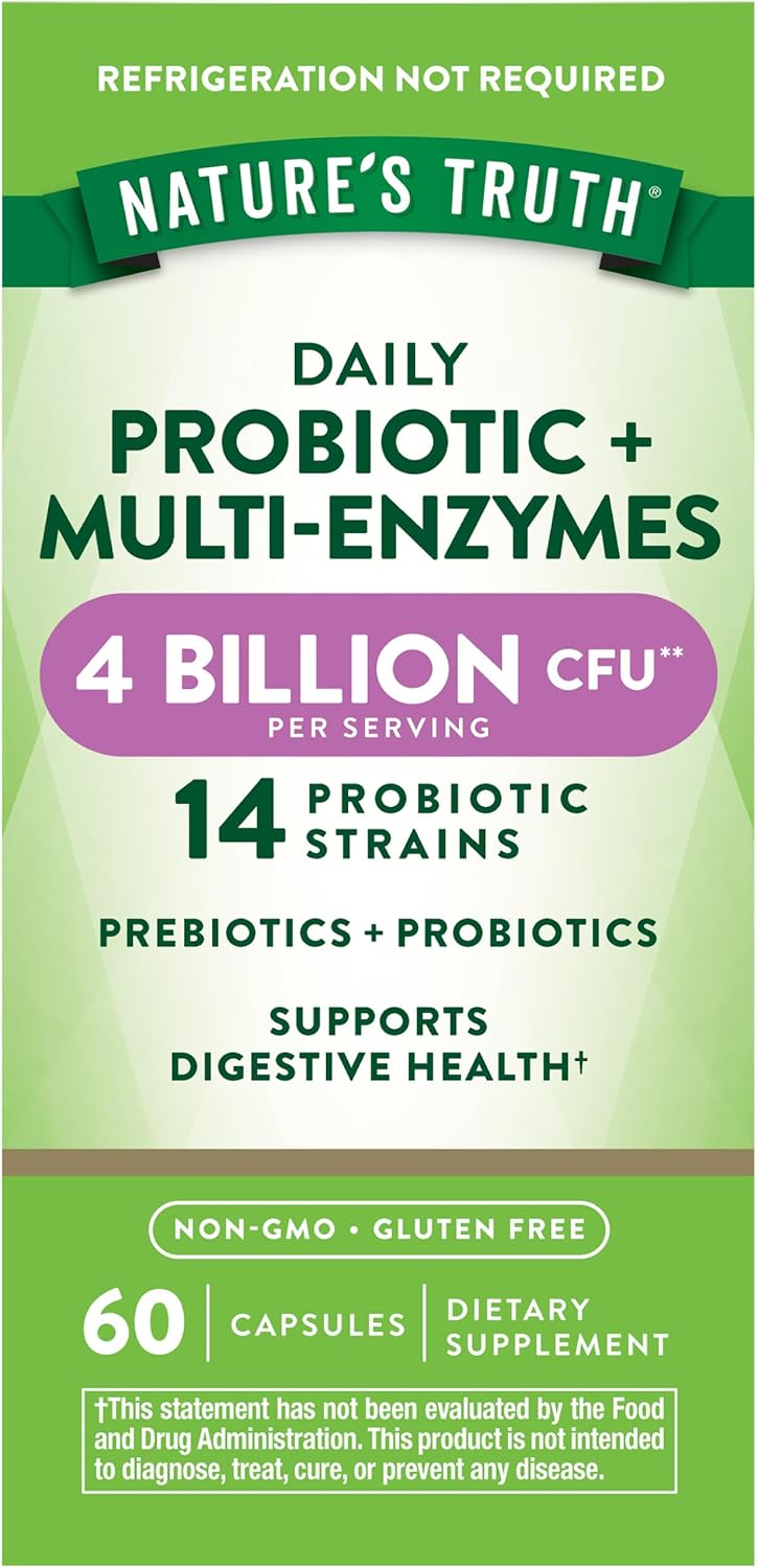 Probiotika mit Multi-Enzymen, Präbiotika
