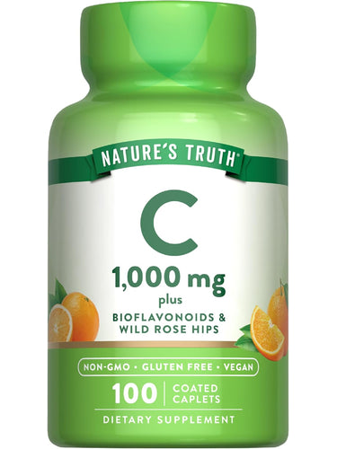 Vitamin C 1000 mg with Bioflavonoids, Rose Hips