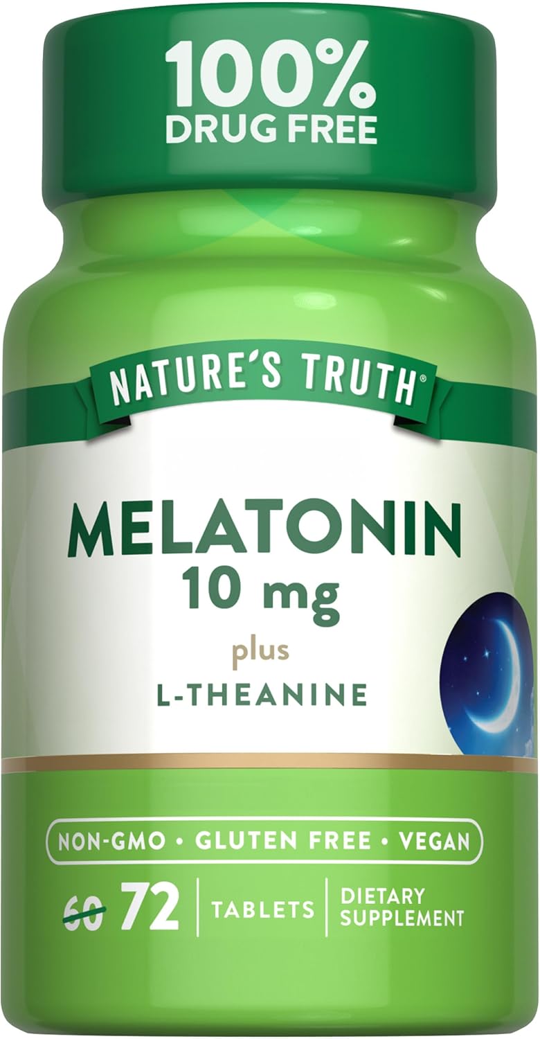 Melatonin 10 mg with L-Theanine