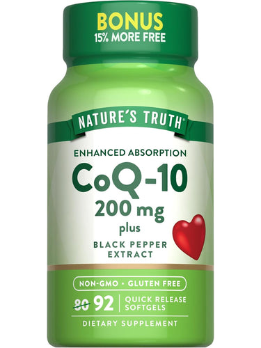 CoQ-10 200 mg avec Poivre Noir