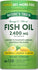 Nature's Truth Fish Oil 2400 mg with Omega-3 720 mg, Natural Lemon Flavor, 120 Quick Release Softgels, Bonus 20% More Free.