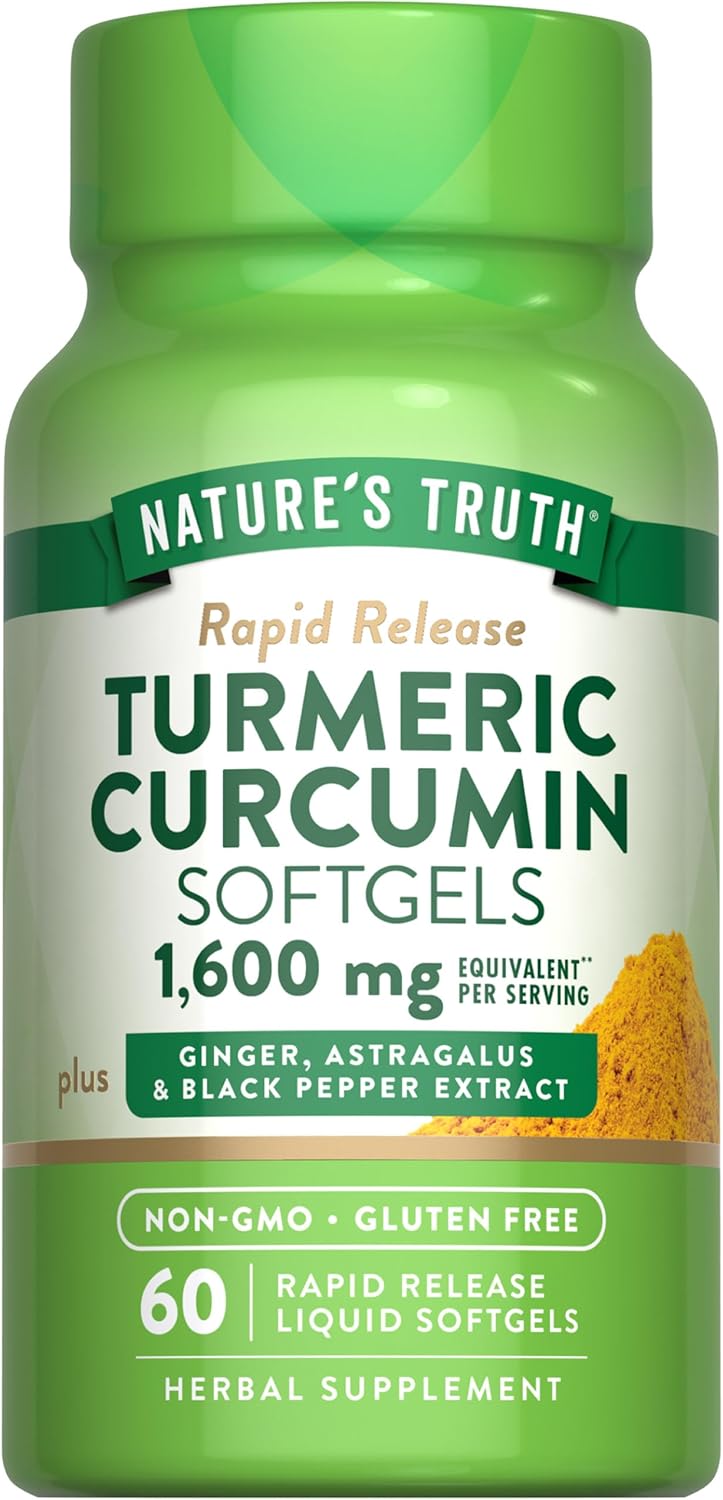 Turmeric Curcumin Complex 1600 mg Complex with Ginger and Black Pepper