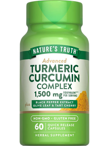Turmeric Curcumin 1500 mg Complex with Black Pepper