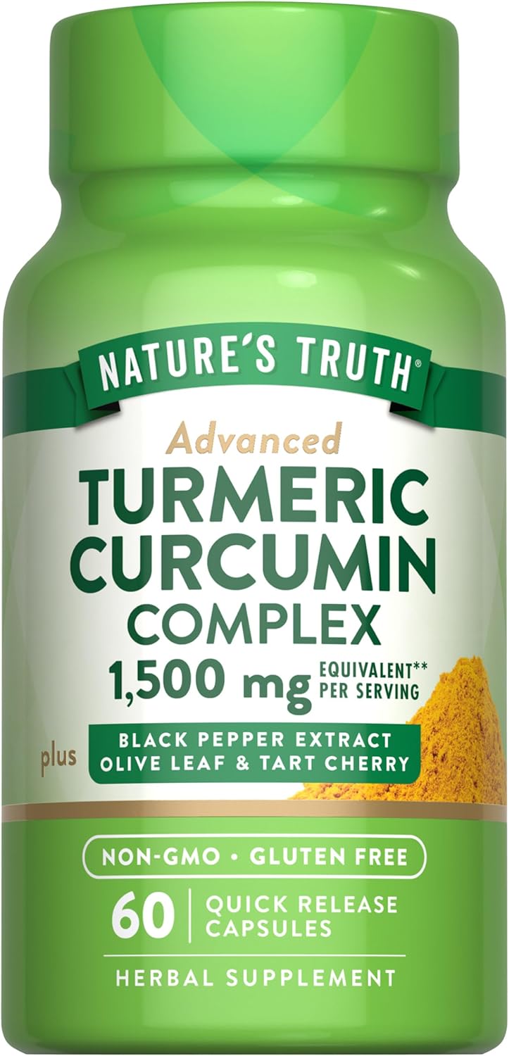 Turmeric Curcumin 1500 mg Complex with Black Pepper