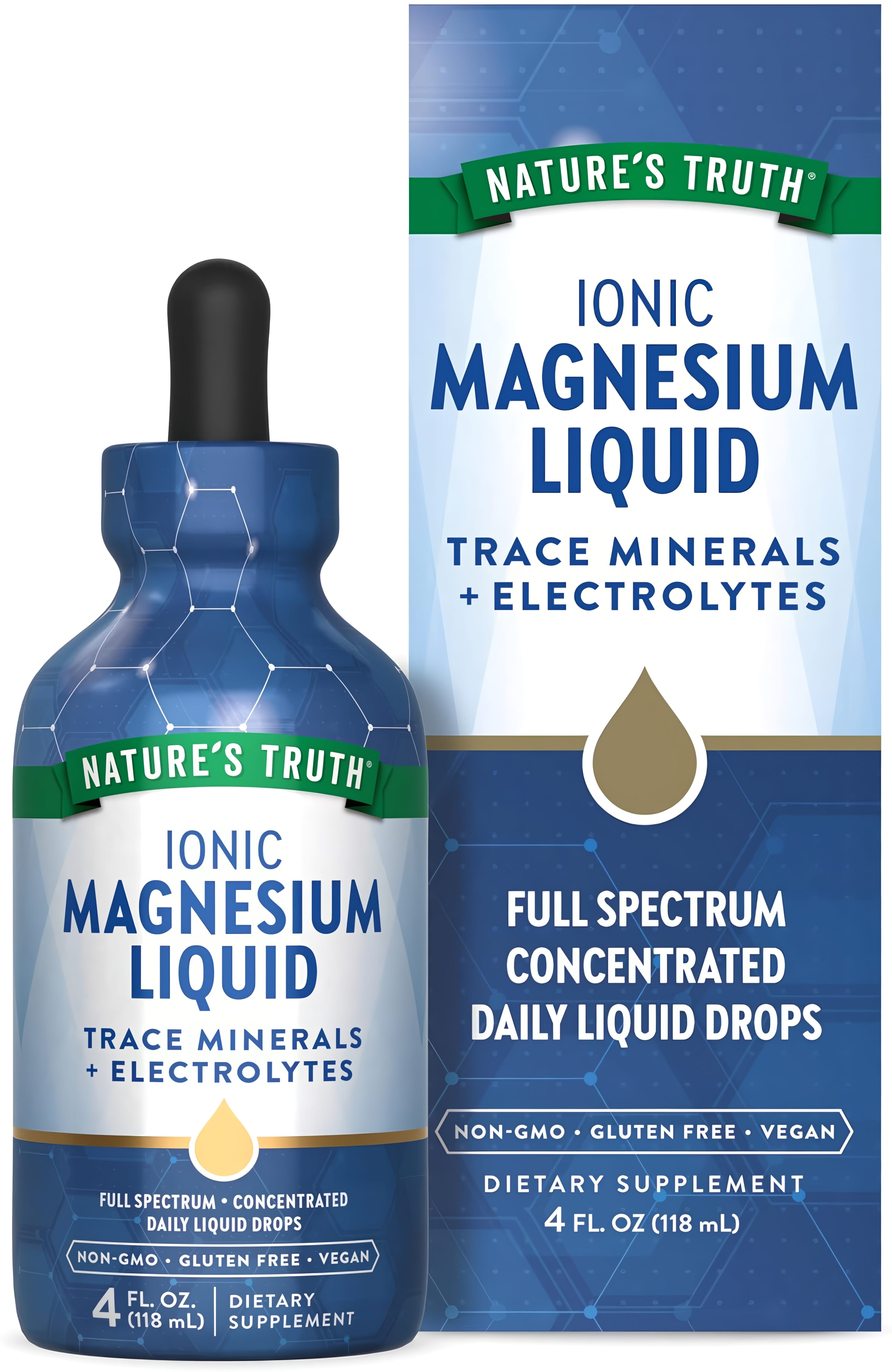 Gouttes Liquides de Magnésium Ionique