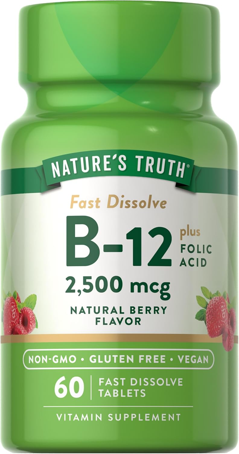 Vitamin B-12 2500 mcg with Folic Acid