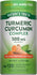 Turmeric Curcumin Complex 500 mg with Black Pepper Extract, 120 Quick Release Capsules, Non-GMO and Gluten Free.