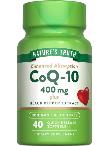 CoQ-10 400 mg with Black Pepper