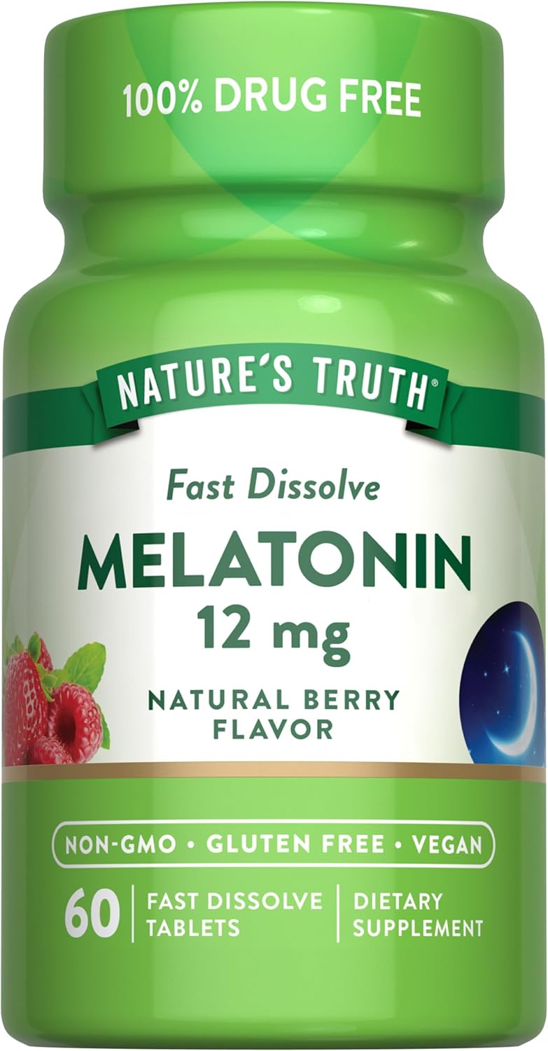 Melatonin 12 mg | Maximum Strength