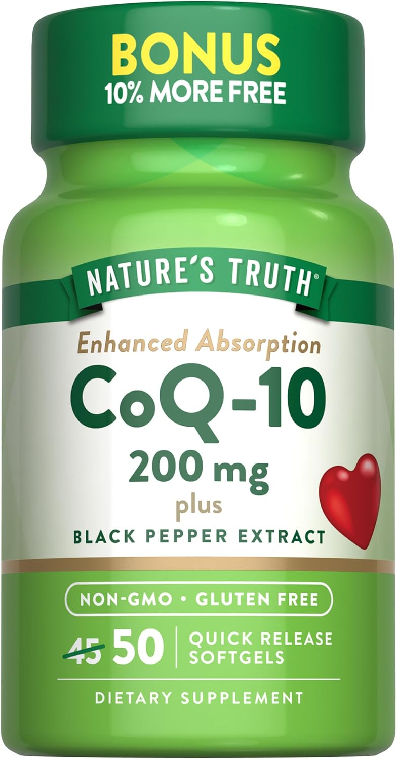 CoQ-10 200 mg with Black Pepper