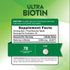 Ultra Biotin 5000 mcg with 78 fast dissolve tablets.
