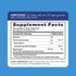 Supplement Facts panel showing details for Magnesium Glycinate 120 Gummies.