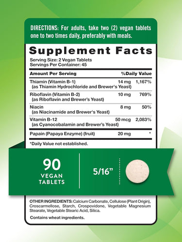 Vitamin B Complex with B-12
