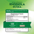 Rhodiola Rosea | 120 Cápsulas