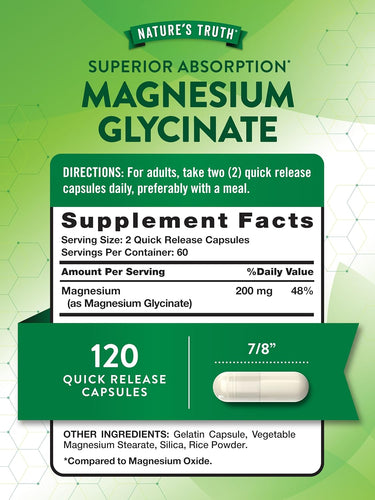 Magnesium Glycinate 200 mg