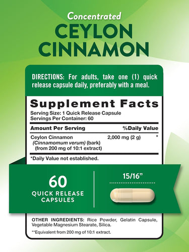 Ceylon Cinnamon 2000mg