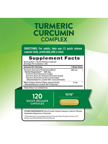Kurkuma Curcumin Komplex 500 mg mit Schwarzem Pfeffer