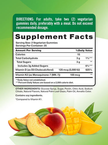 Vitamin D3 + K2