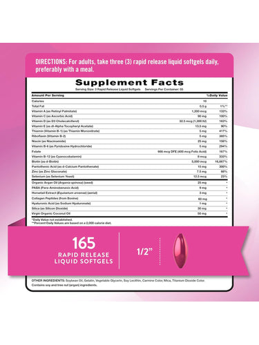 Hair, Skin & Nails with Biotin 5000 mcg