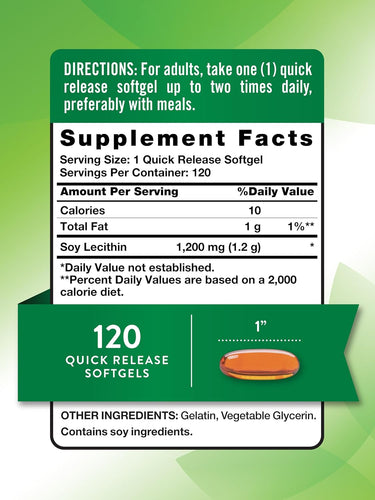 Soy Lecithin 1200 mg