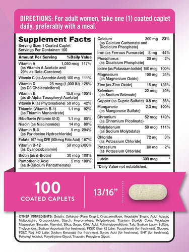 Multivitamin For Women 50 Plus