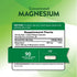 Supplement Facts panel details Magnesium Oxide 500 mg with 60+30 capsules.