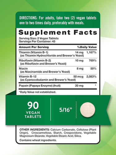 Vitamin B Complex with B-12