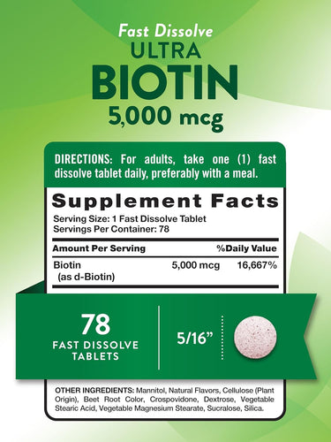Biotin 5000 mcg