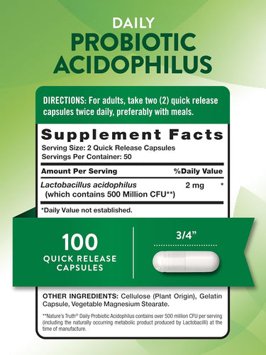 Probiotics 500 Million CFU