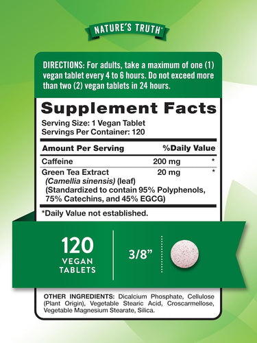 Caffeine 220 mg with Green Tea Extract