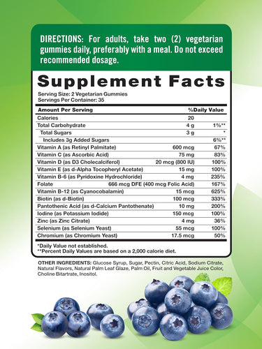 Men's Multivitamin with B-12, D3, Zinc