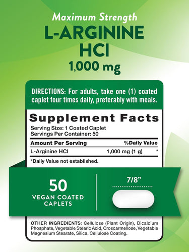L-Arginine HCL 1000 mg