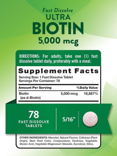 Biotin 5000 mcg