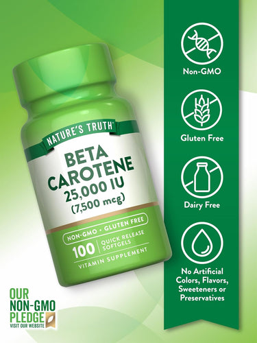 Beta Carotene 25,000 IU (7500 mcg)