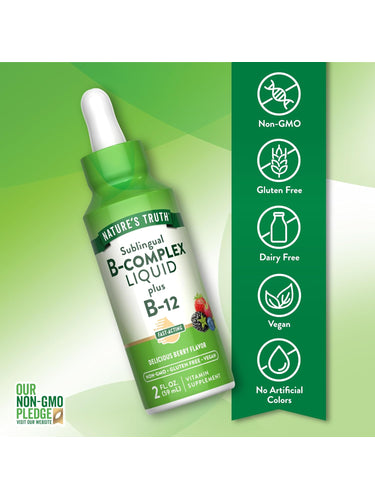 Vitamin B Complex Liquid | Berry Flavor