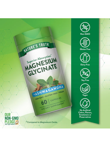 Magnesio Glicinato con Ashwagandha