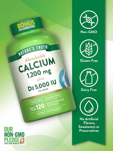 Calcium 1200 mg with Vitamin D3 5000 IU