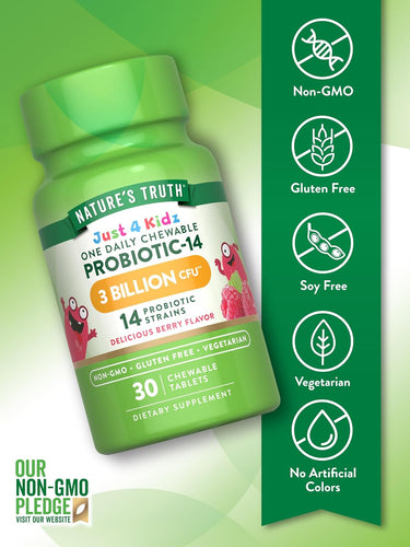 Kids Probiotic 3 Billion CFU | Chewables