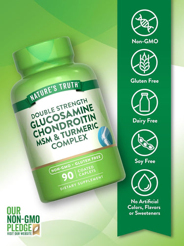 Glucosamine Chondroitin MSM & Turmeric Complex | Double Strength