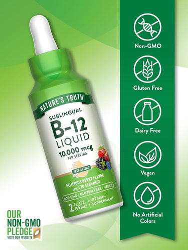 Vitamin B-12 Sublingual 10,000 mcg Liquid