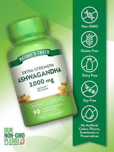 Ashwagandha 3000 mg |  Extra Strength