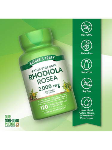 Rhodiola Rosea | 120 Cápsulas