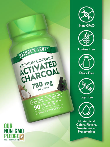 Carbón Activado 780 mg